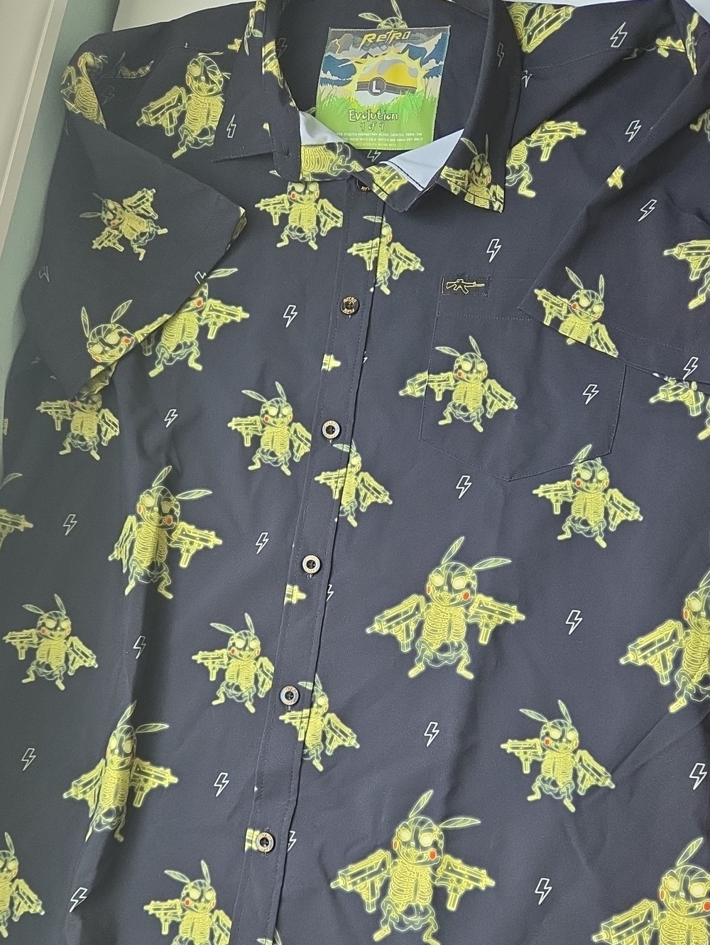 Retro Rifle Button Down